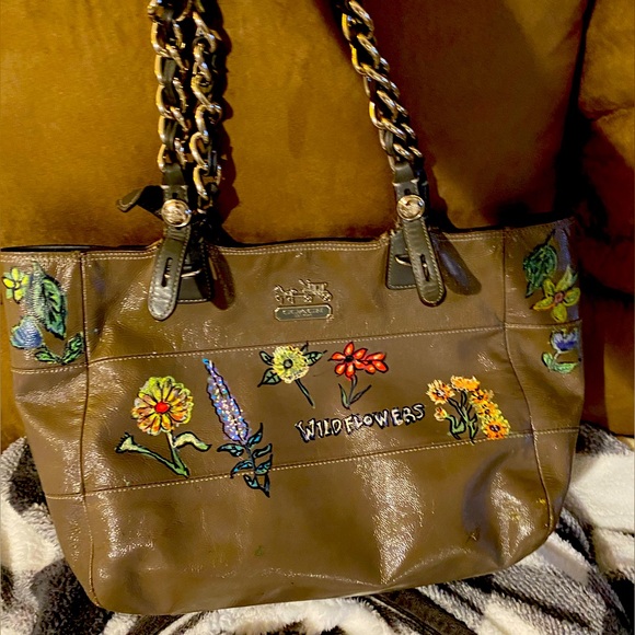 Coach purse painted - Picture 2 of 2